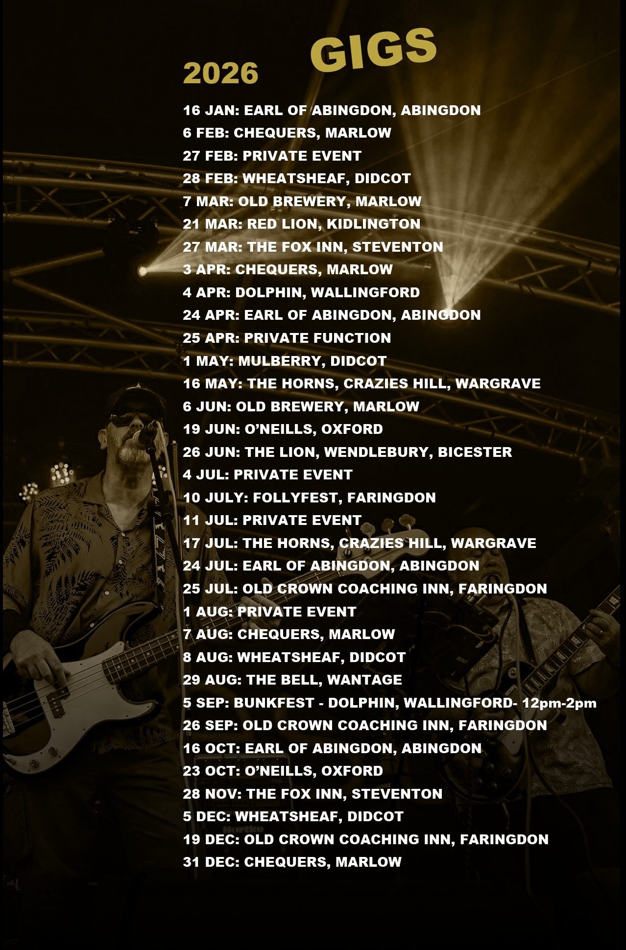 White Ridge gigs
