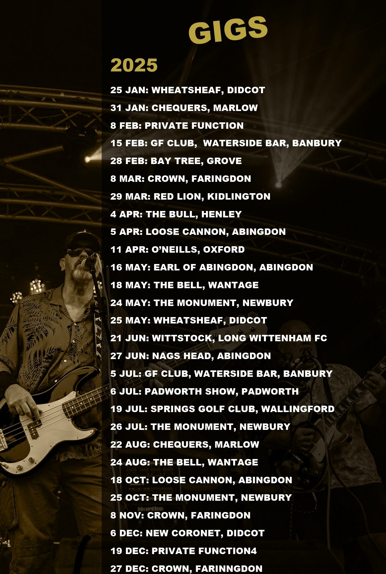 White Ridge gigs